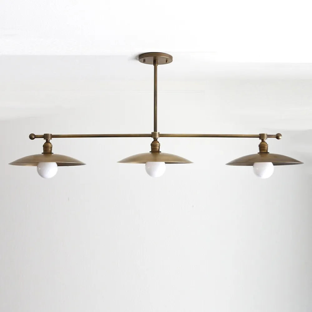 Medieval Brass Chandelier – Modern Kitchen Island Chandelier - view 2