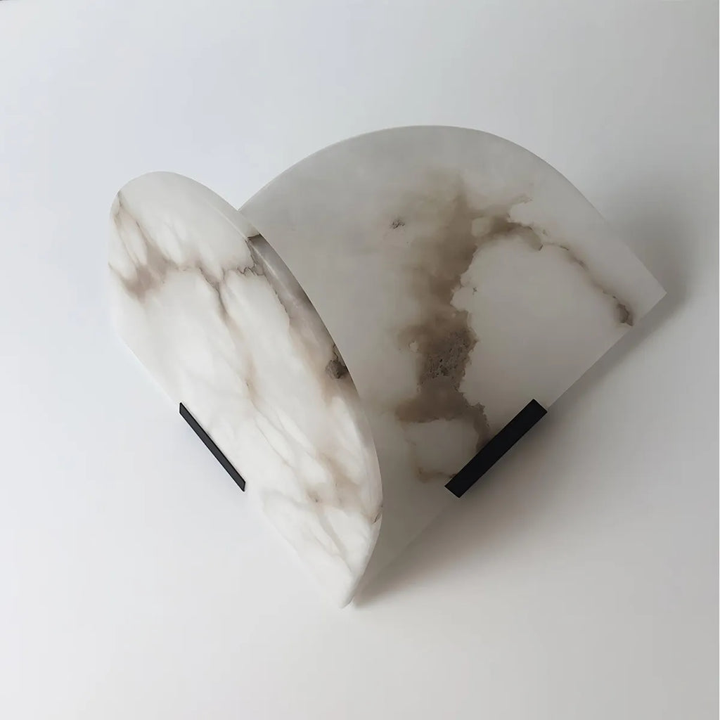 Fly Gaby Heart Fanshaped Alabaster Wall Light - view 3