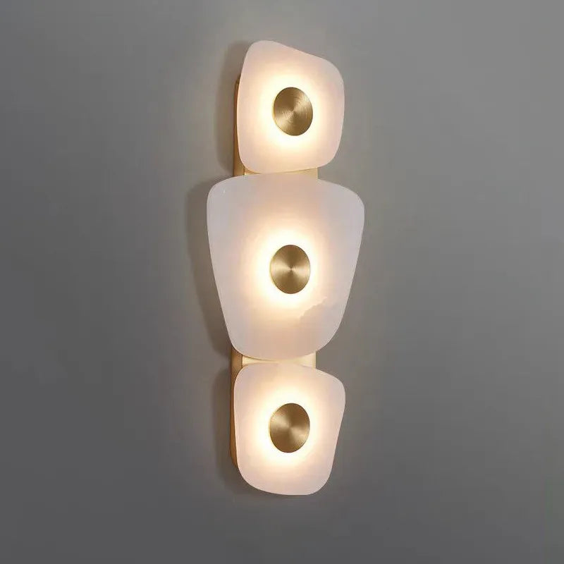 Holmdel Alabaster Wall Sconce for Interior Lighting - view 1