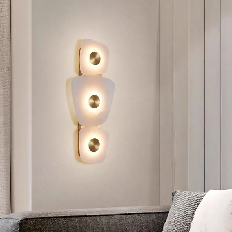 Holmdel Alabaster Wall Sconce for Interior Lighting - view 5