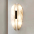 Alabaster Veil Wall Sconce with Sculptural Design - view 1