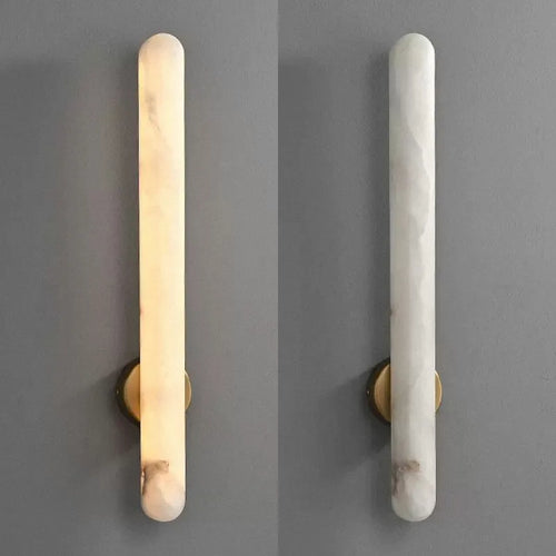 Alabaster Column Wall Light with Minimalist Design - view 2