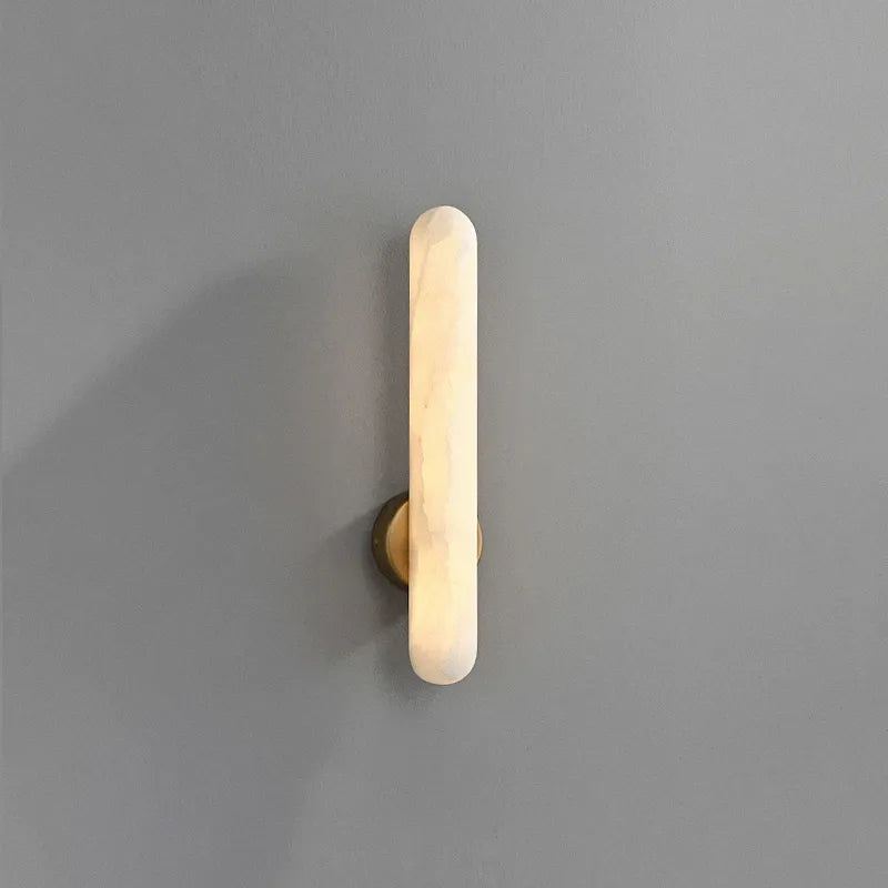 Alabaster Column Wall Light with Minimalist Design - view 8