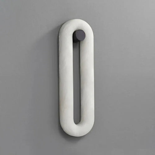 Alabaster Elliptical Wall Lamp – Gradual Fade Glow with Modern Design - view 2