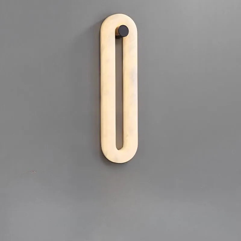 Alabaster Elliptical Wall Lamp – Gradual Fade Glow with Modern Design - view 9