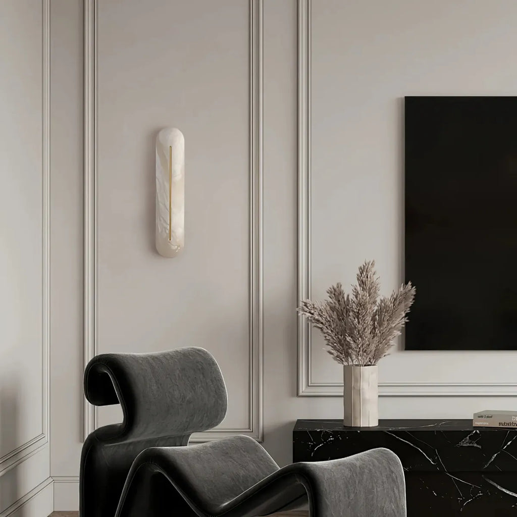 Orbison Alabaster Wall Lamp – Modern Decorative Lighting for Staircase - view 4