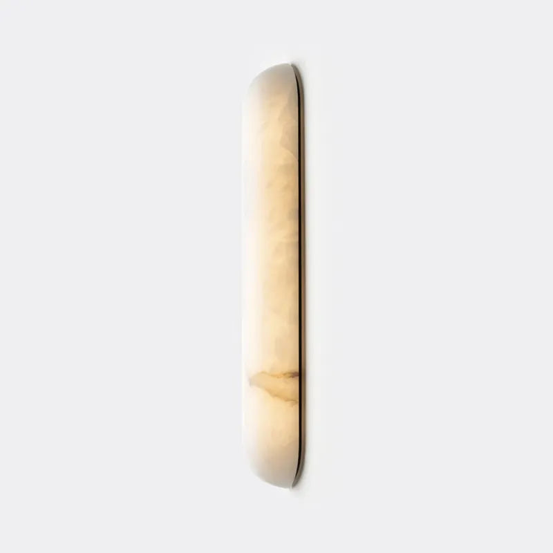 Spain Alabaster Wall Sconce with Sleek Modern Line - view 3