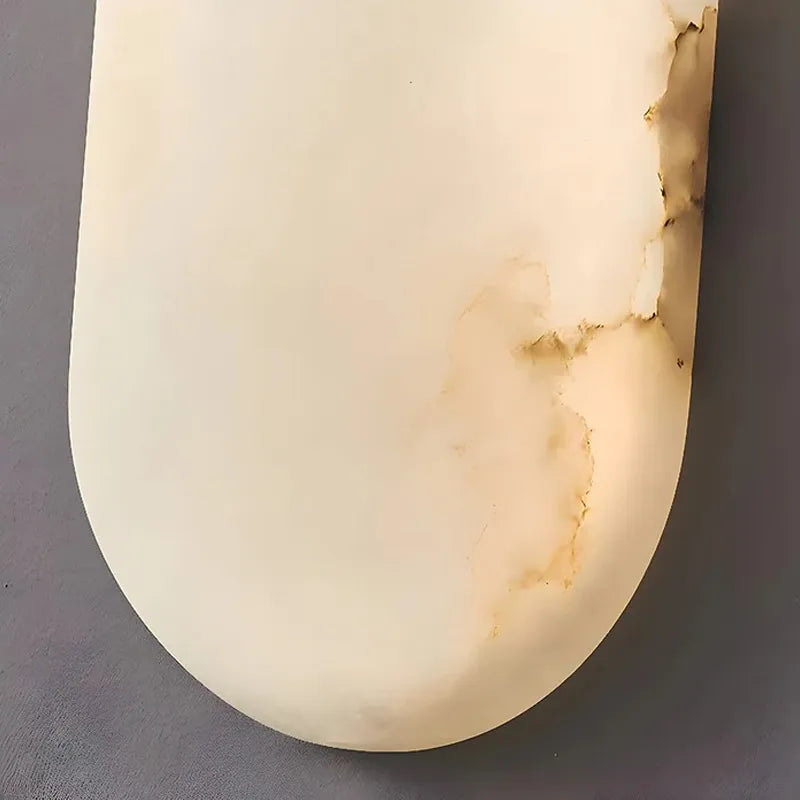 Alabaster Pill Wall Sconce with Luminous Accent - view 4