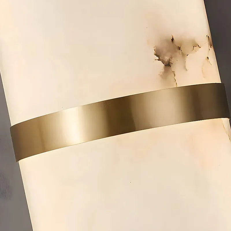 Alabaster Pill Wall Sconce with Luminous Accent - view 5