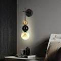 Copper Wall Sconce with Alabaster Shade - view 1