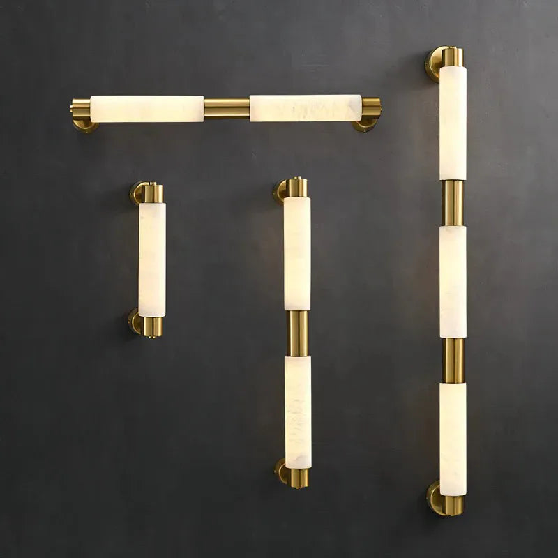 Tube Alabaster Wall Lamp - view 1