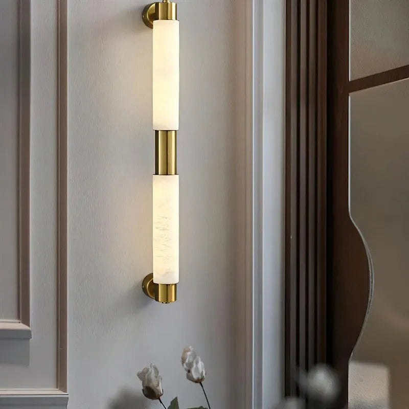 Tube Alabaster Wall Lamp - view 4