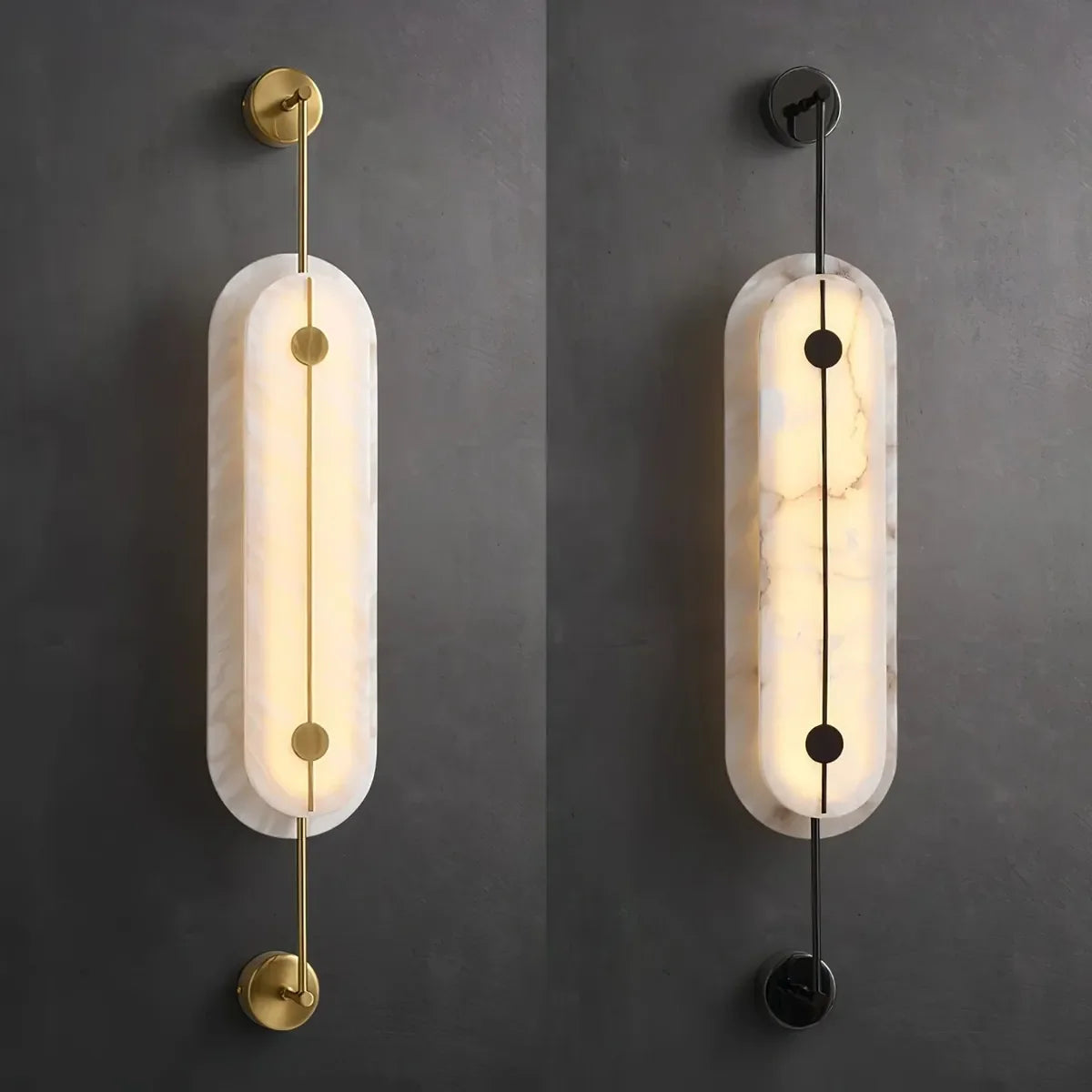 Solvane Alabaster Wall Sconce - view 2