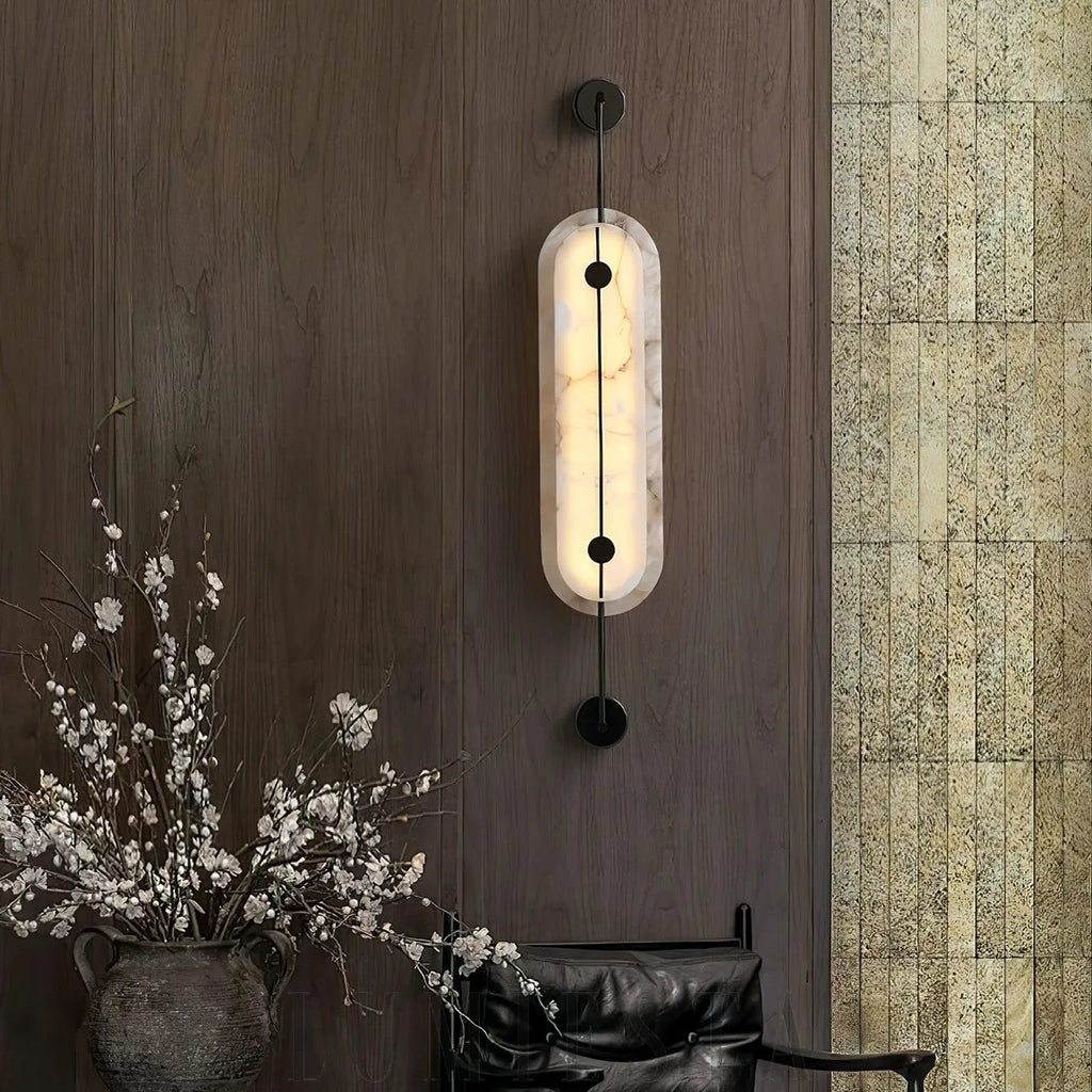 Solvane Alabaster Wall Sconce - view 6