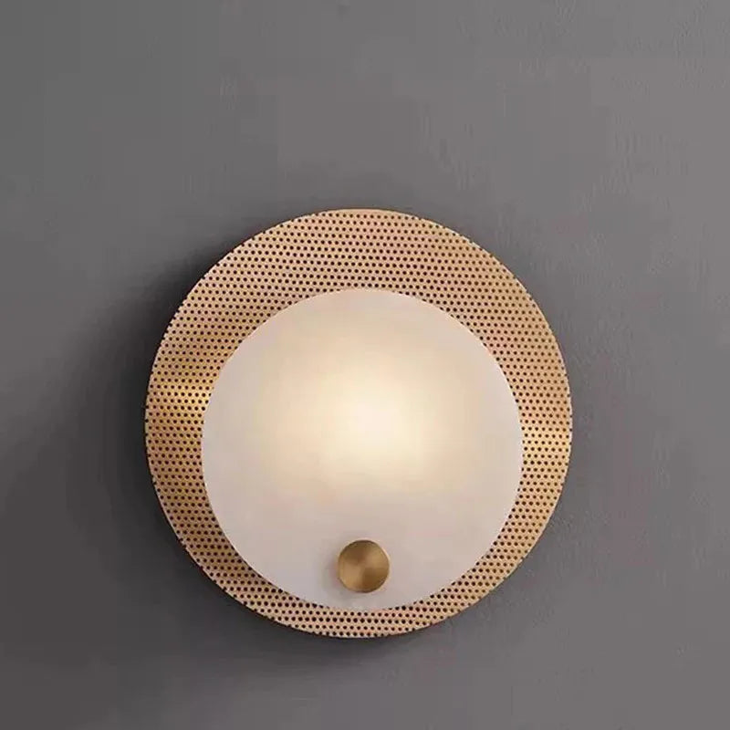 Harlan Artistic Alabaster Indoor Wall Light - view 8