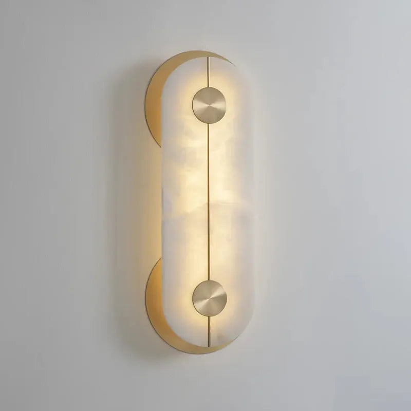 Brace Textured Alabaster Wall Sconce - view 1
