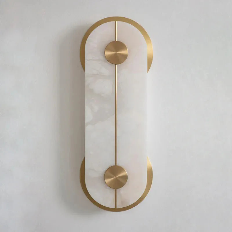 Brace Textured Alabaster Wall Sconce - view 2