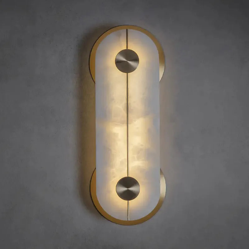 Brace Textured Alabaster Wall Sconce - view 3