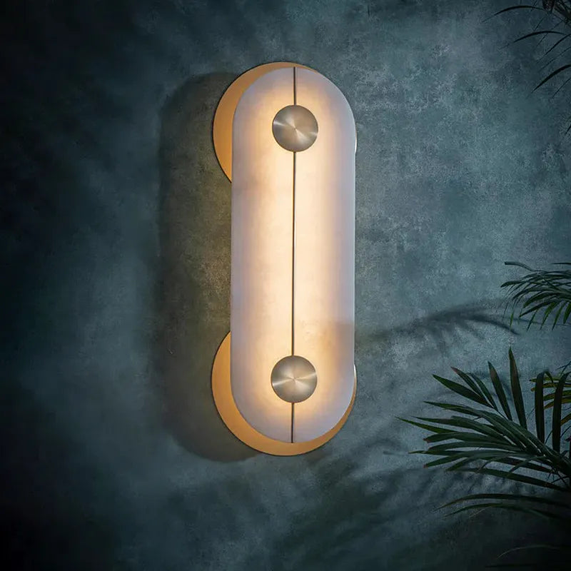 Brace Textured Alabaster Wall Sconce - view 5