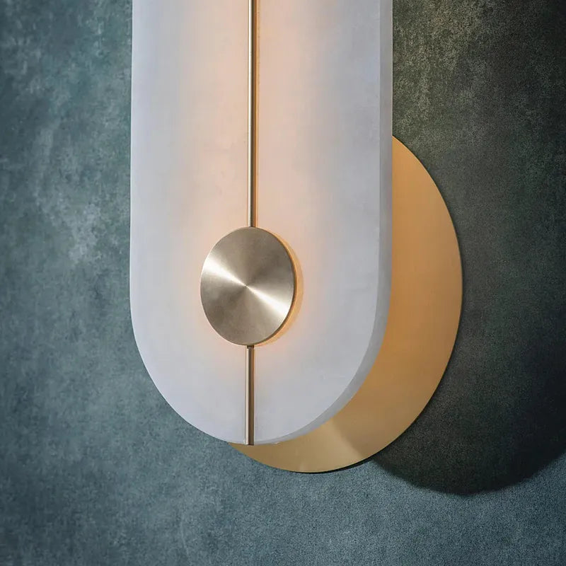Brace Textured Alabaster Wall Sconce - view 6