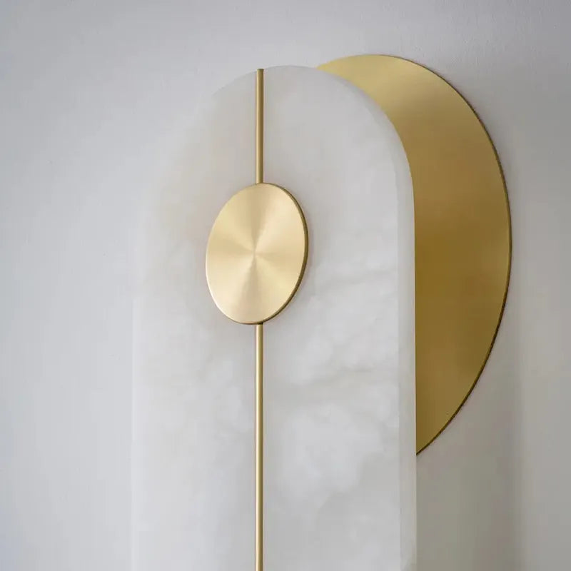 Brace Textured Alabaster Wall Sconce - view 7