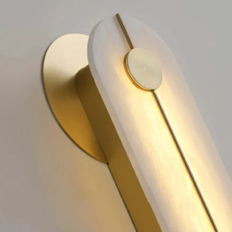 Brace Textured Alabaster Wall Sconce - view 8