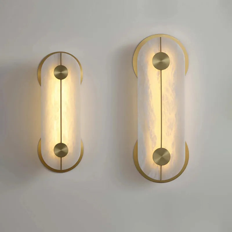 Brace Textured Alabaster Wall Sconce - view 9