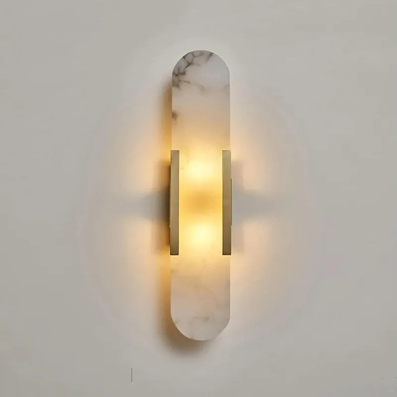 Melange Alabaster Wall Sconce - view 1