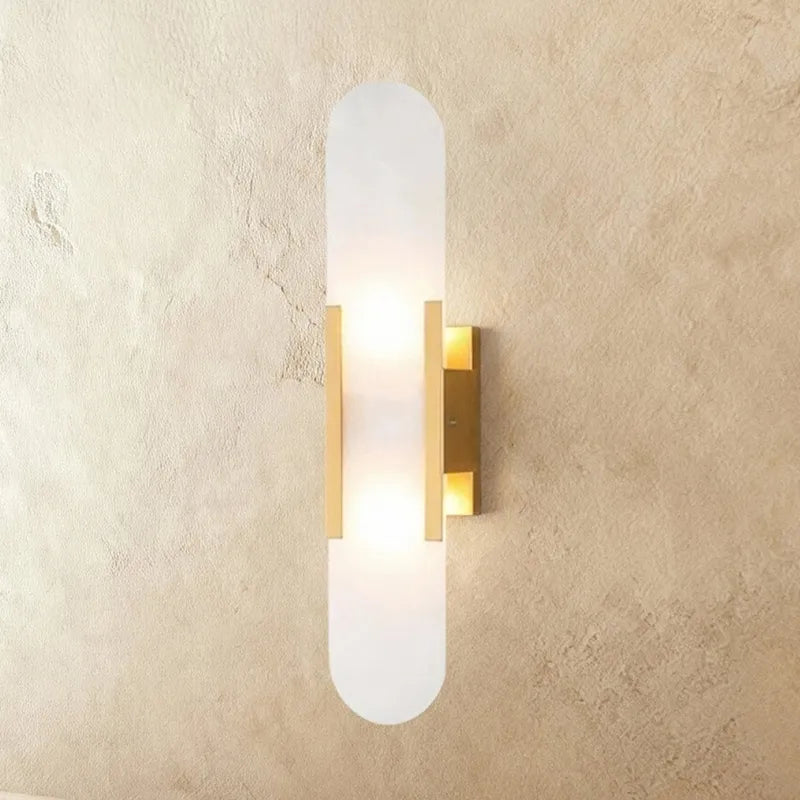 Melange Alabaster Wall Sconce - view 2