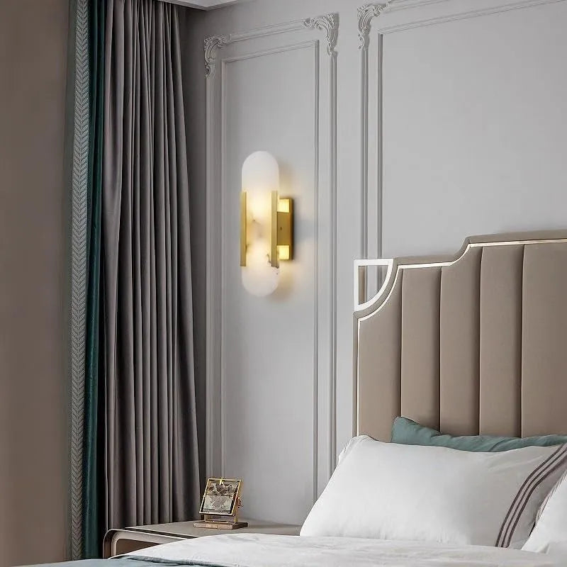 Melange Alabaster Wall Sconce - view 4