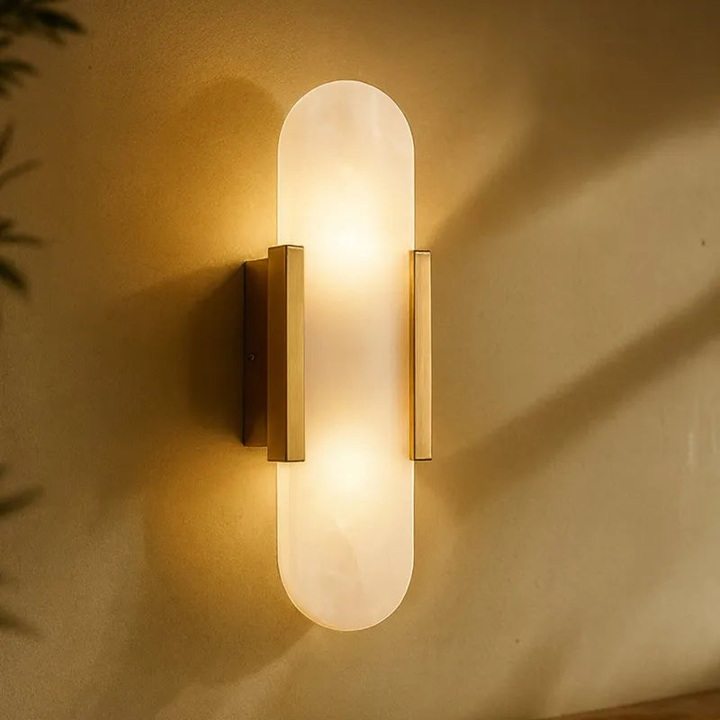 Melange Alabaster Wall Sconce - view 6