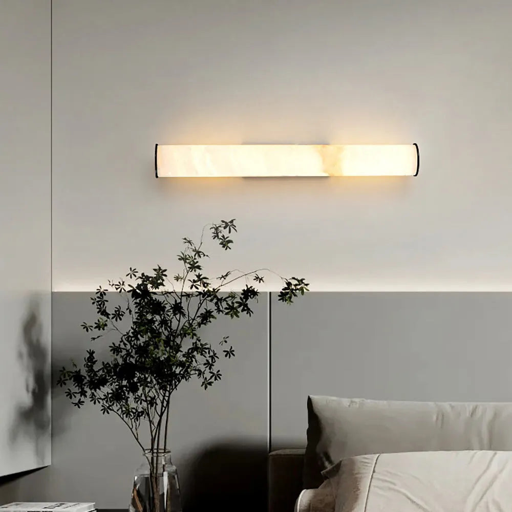 Callisto Vertical Alabaster LED Sconce - view 5