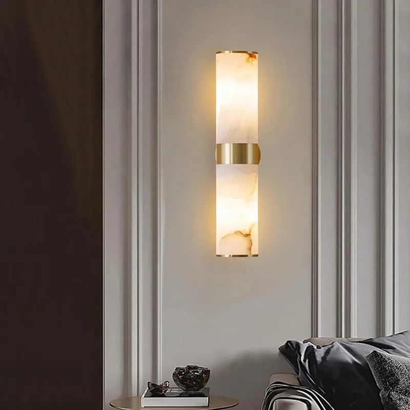 Alabaster Tube Wall Light - view 5