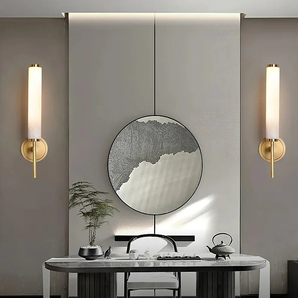 Candle Alabaster Sconce - view 4