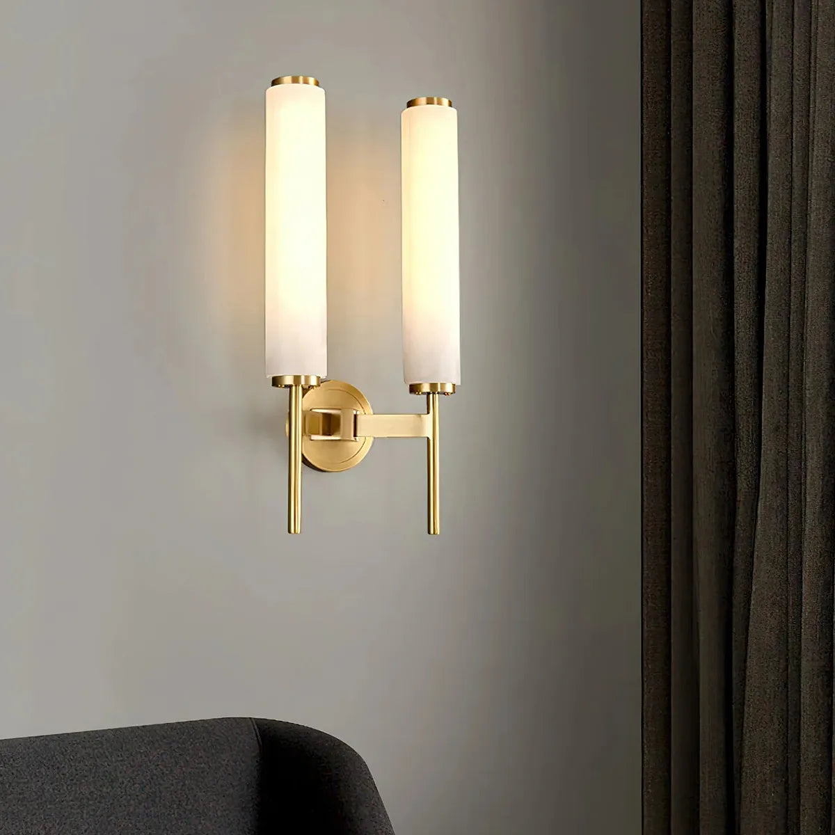 Candle Alabaster Sconce - view 6