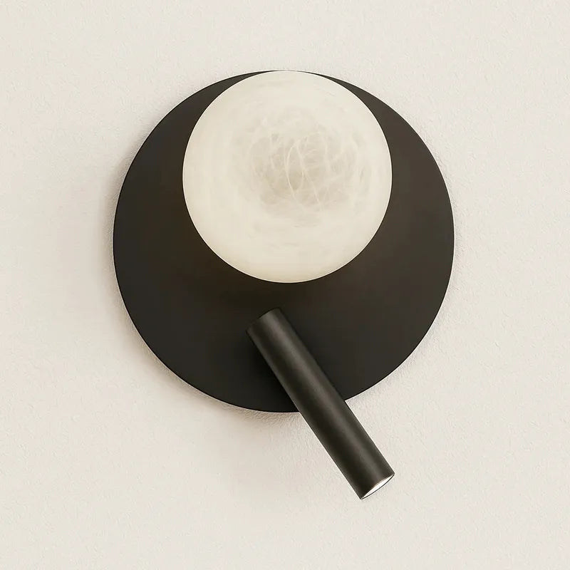 Alabaster Wall Lamp with Spherical Shade - view 10