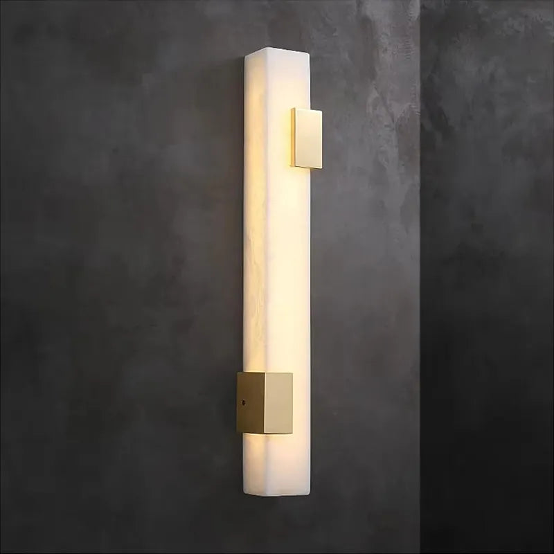Furore Alabaster Wall Lamp with Soft Illuminated Accent - view 1