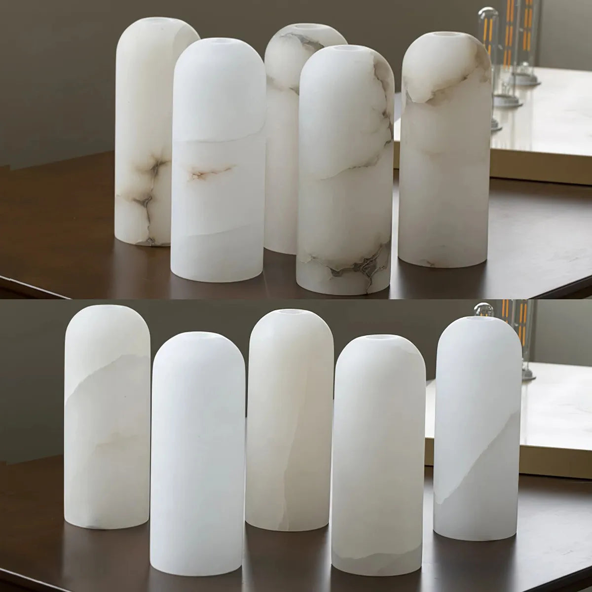 Monty Alabaster Architectural Wall Lamp - view 10