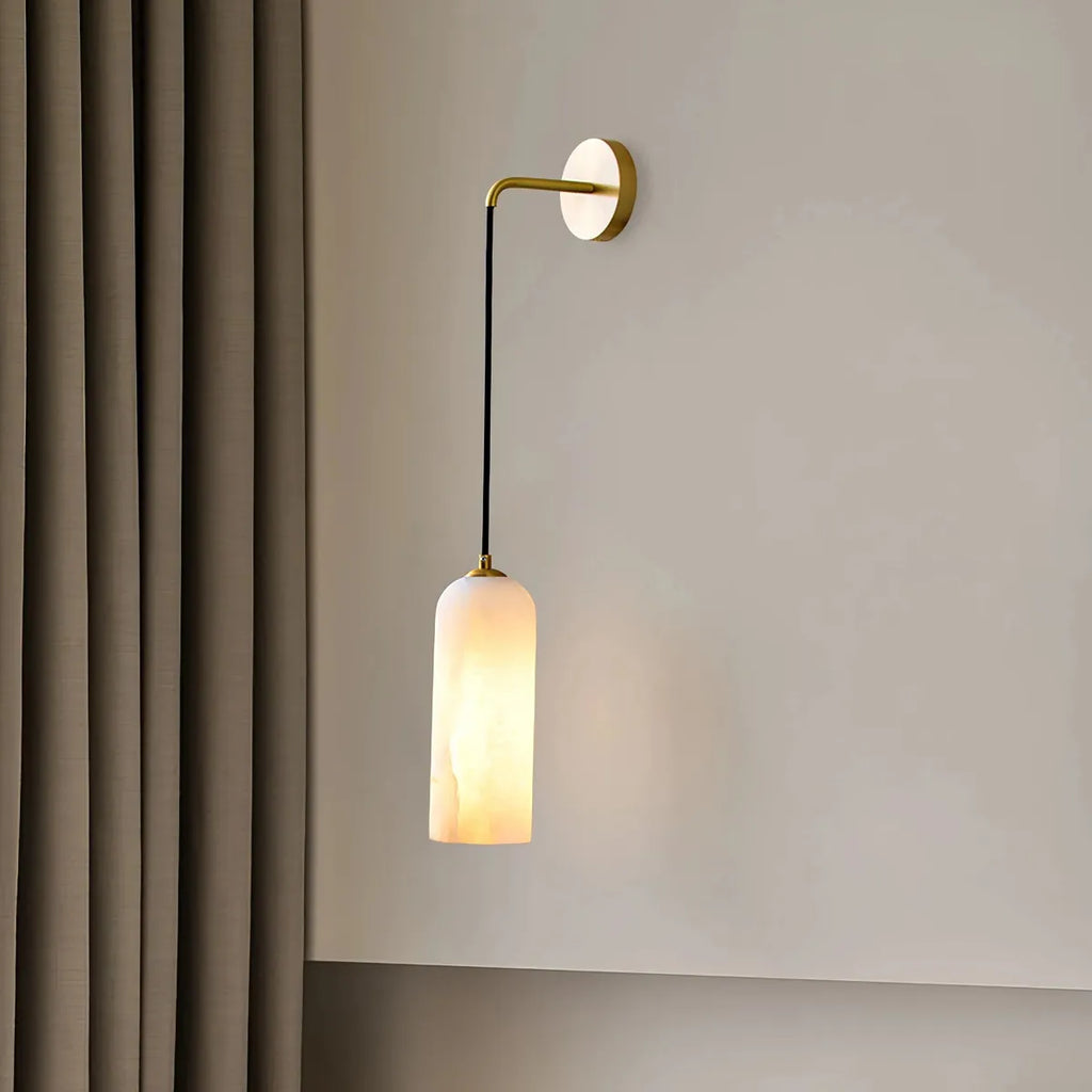 Monty Alabaster Architectural Wall Lamp - view 5