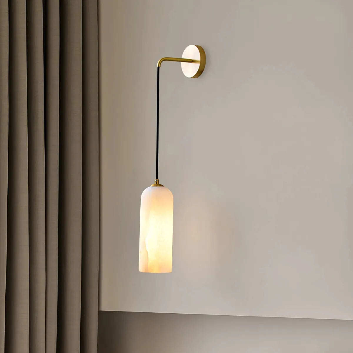 Monty Alabaster Architectural Wall Lamp - view 5