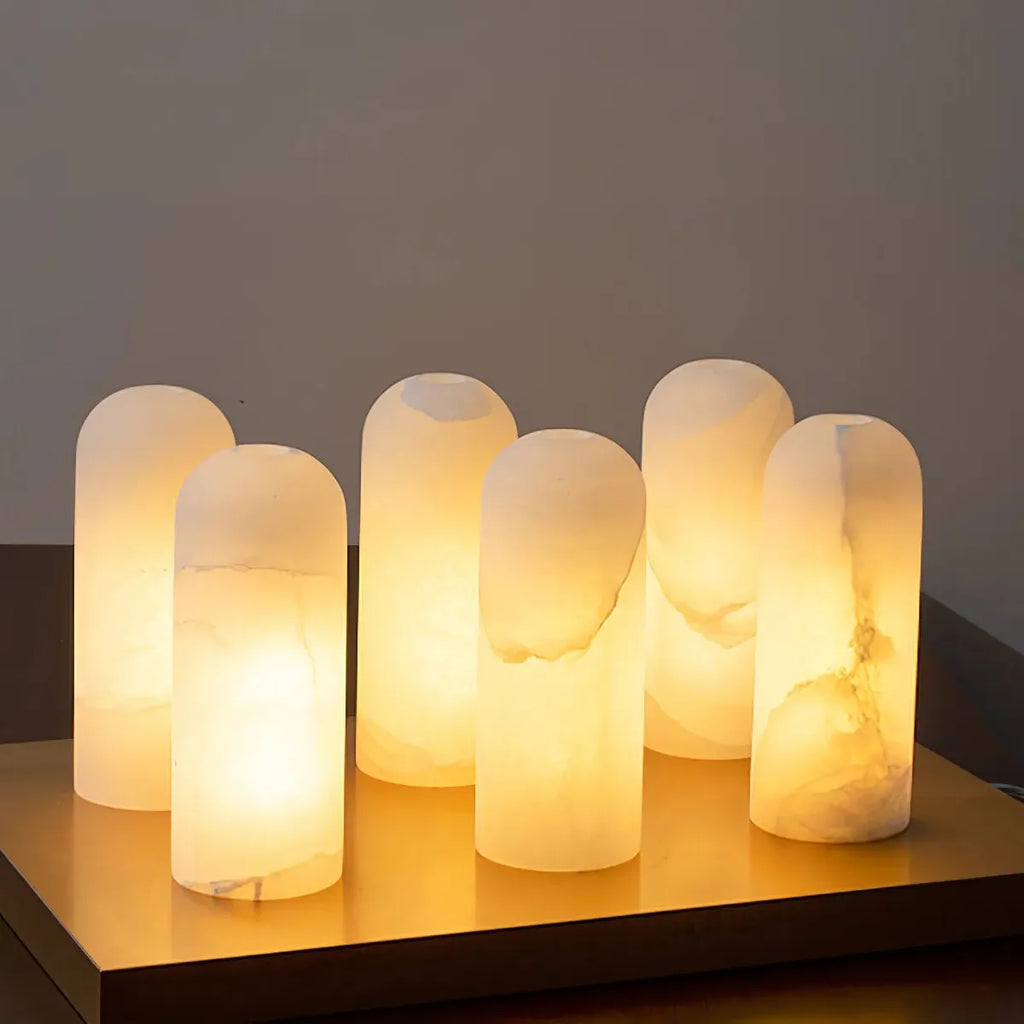 Monty Alabaster Architectural Wall Lamp - view 9
