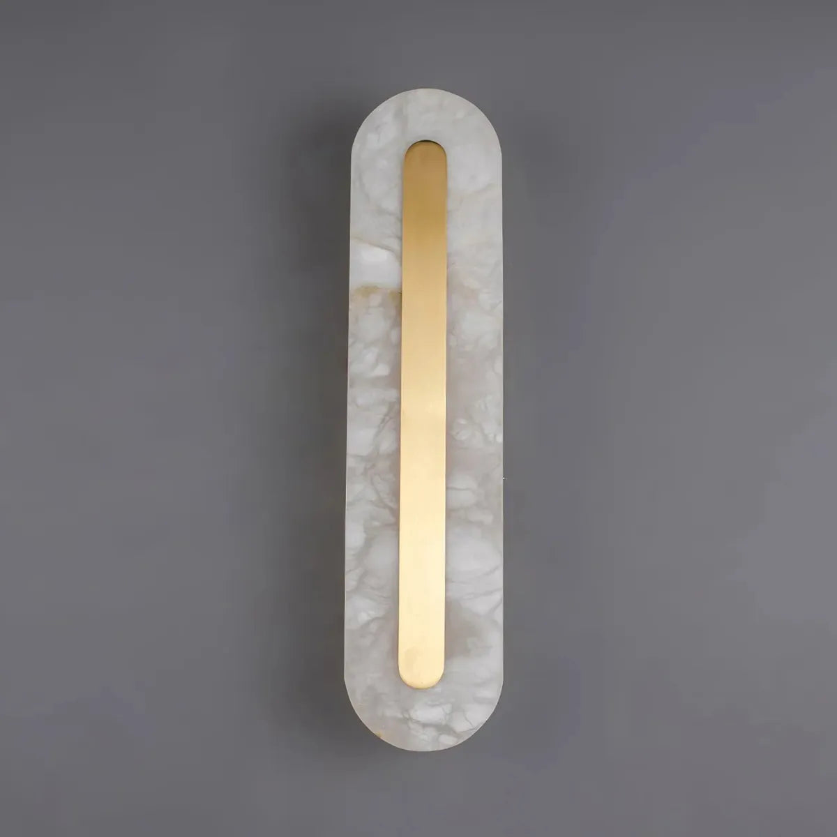 Ozeki Alabaster Wall Sconce in Minimalist Brass - view 2