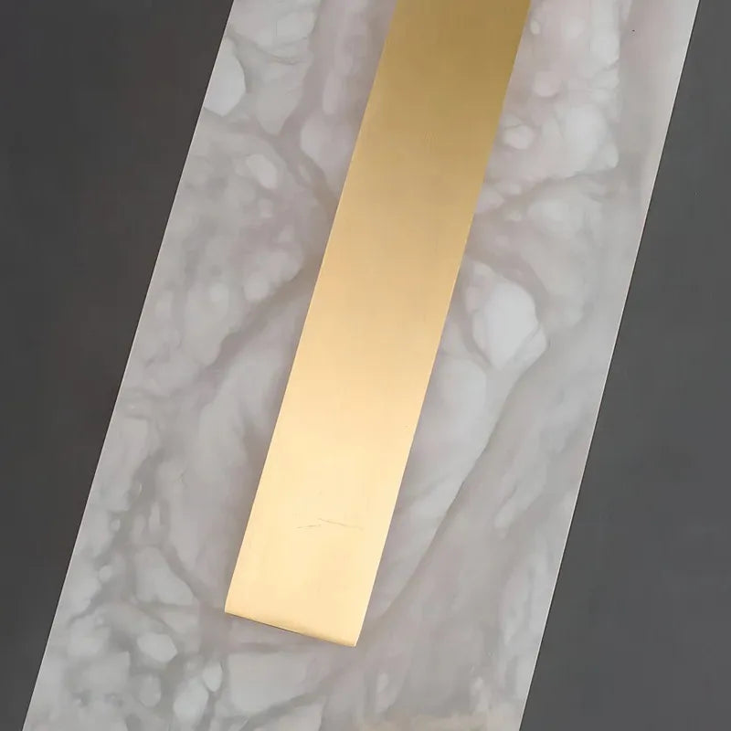 Ozeki Alabaster Wall Sconce in Minimalist Brass - view 8