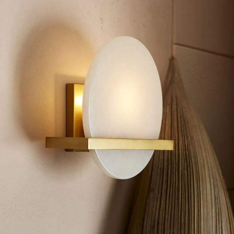 Savion Alabaster Wall Lamp - view 4