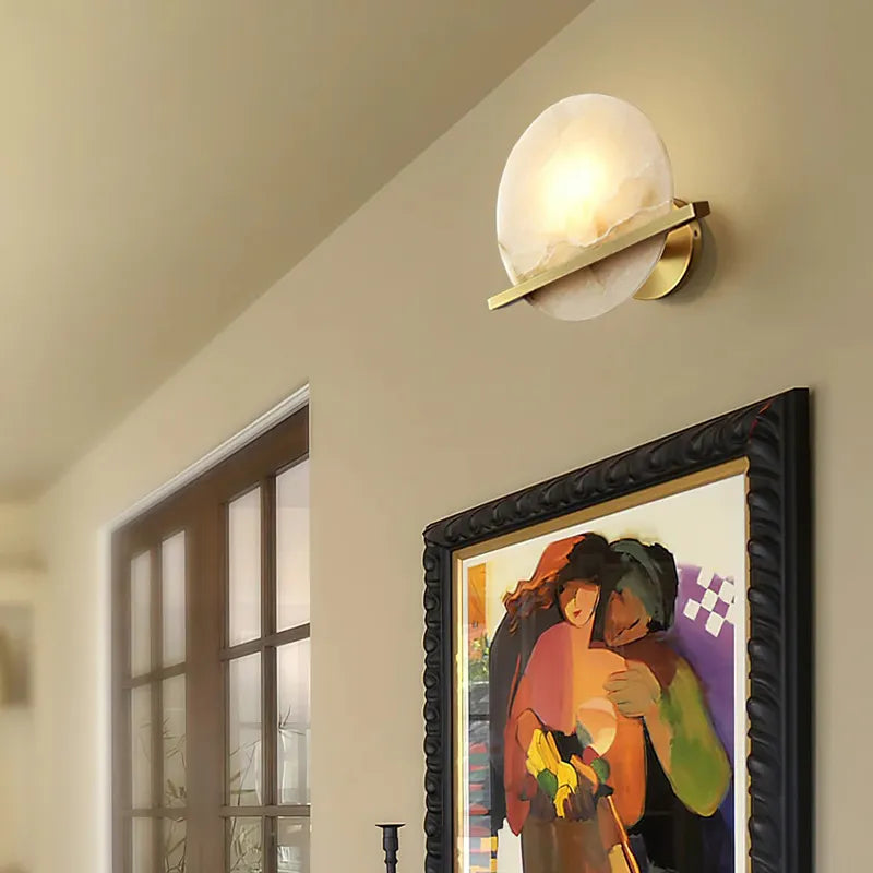 Savion Alabaster Wall Lamp - view 5