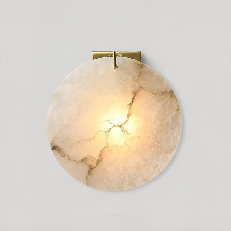 Alabaster Moon Disc Wall Sconce - view 3