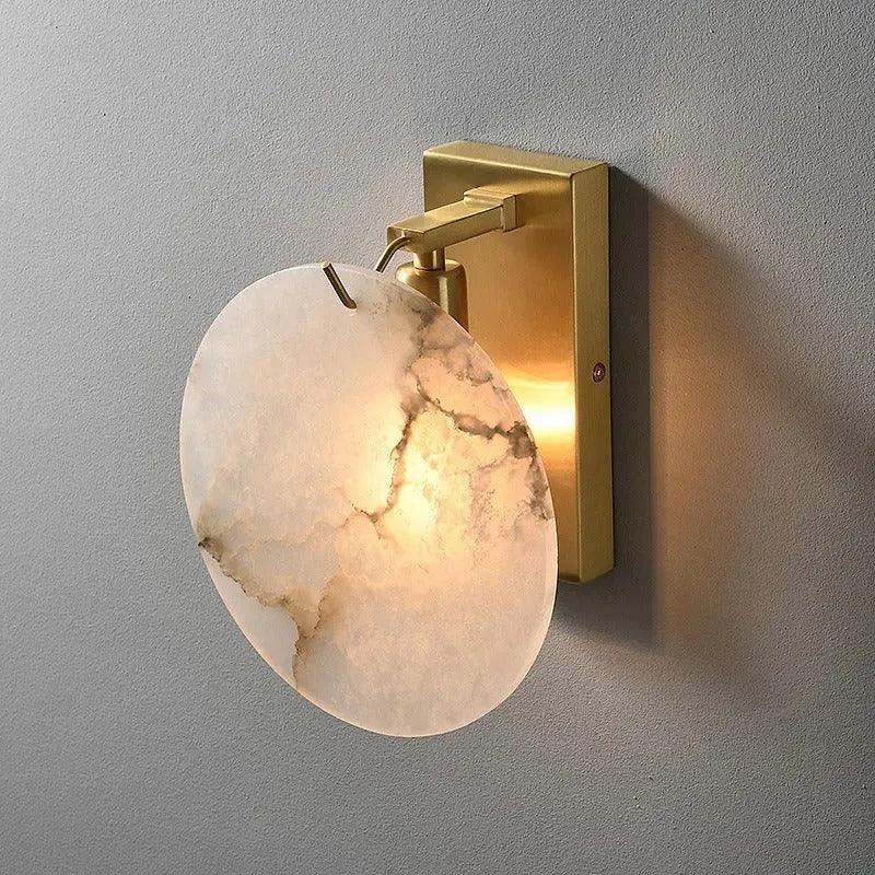 Alabaster Moon Disc Wall Sconce - view 6