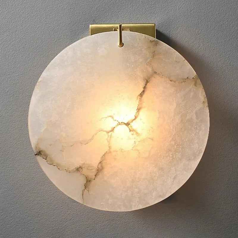 Alabaster Moon Disc Wall Sconce - view 8