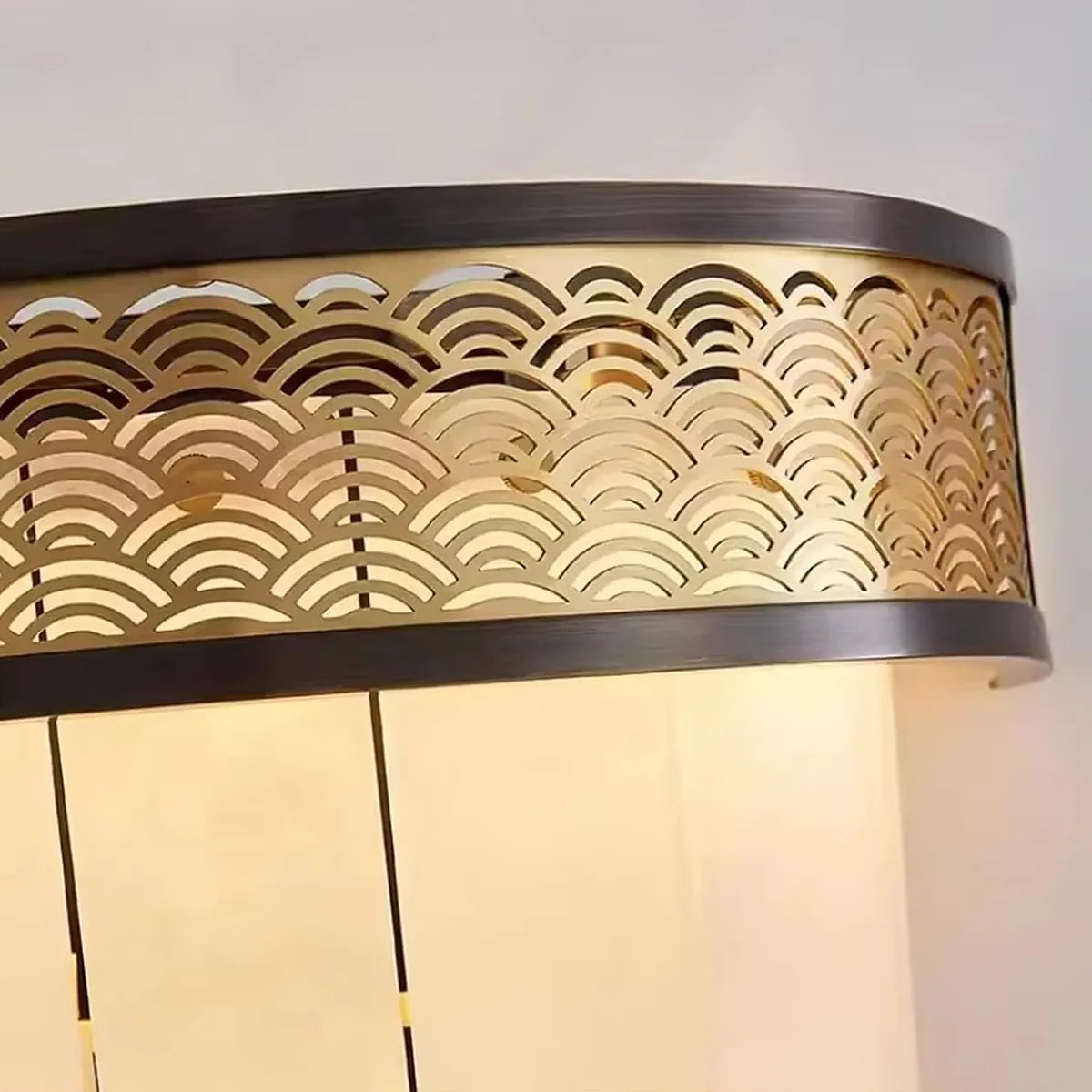 Classic Multi-Layer Alabaster Wall Lamp - view 4