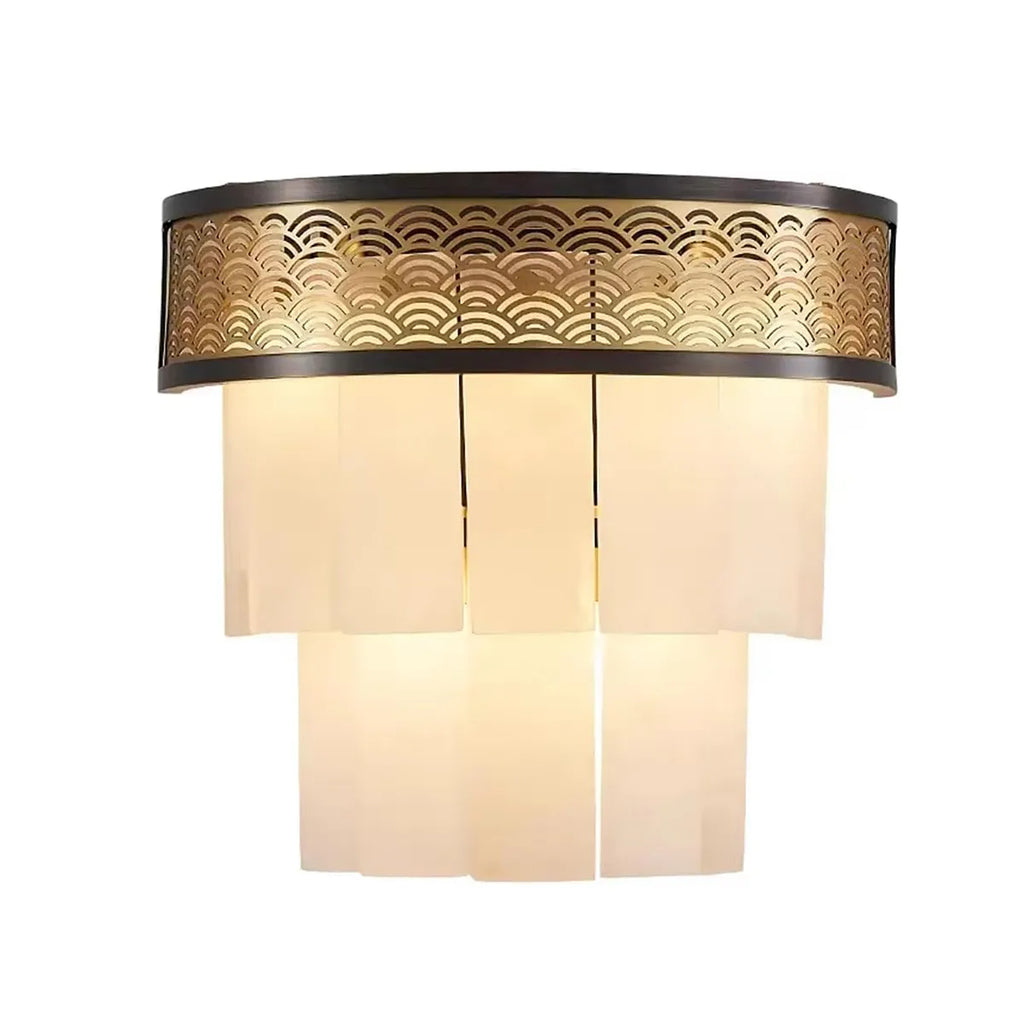 Classic Multi-Layer Alabaster Wall Lamp - view 6